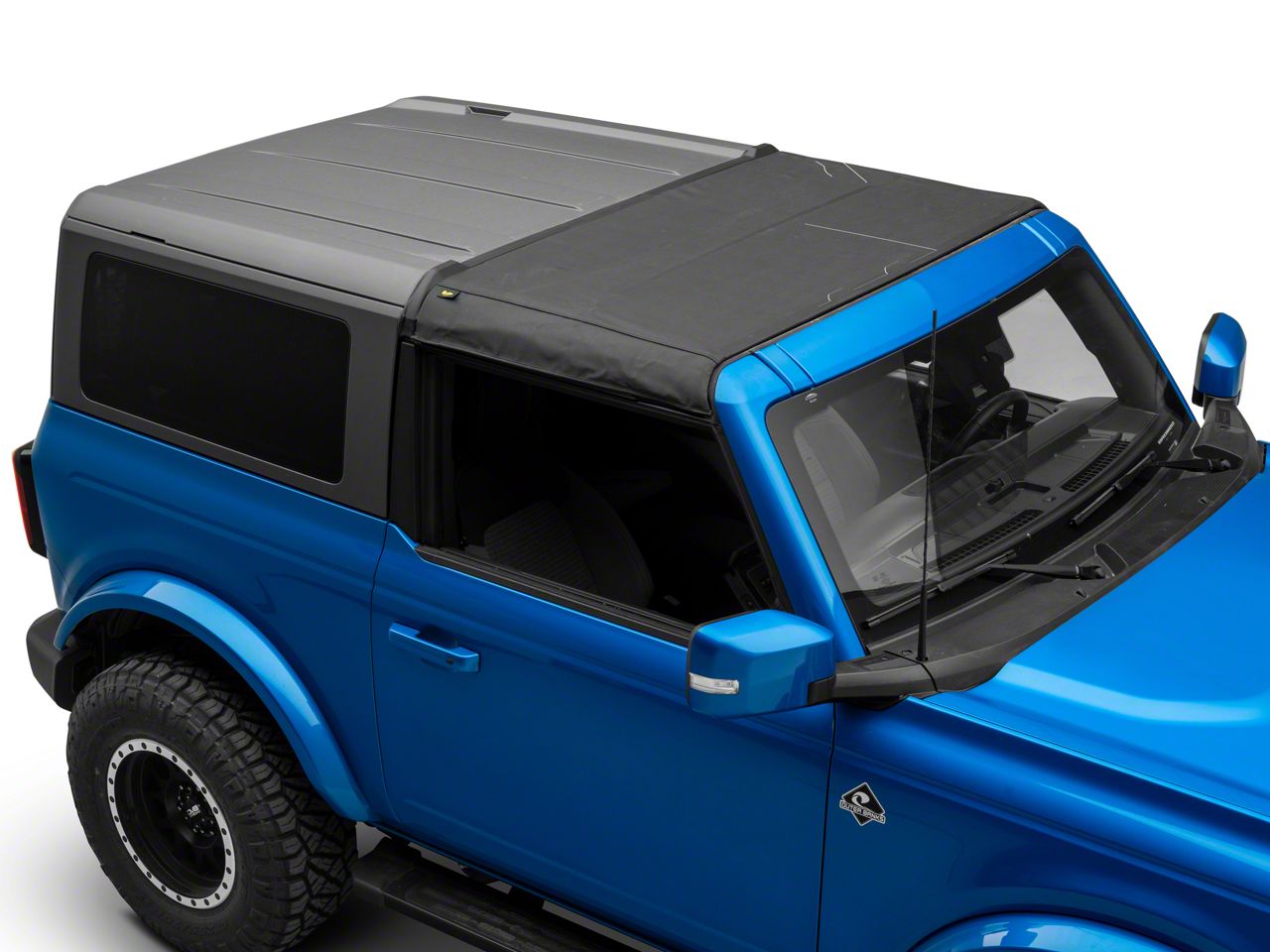 Bestop Bronco Sunrider for Factory Hard Tops; Black Diamond 52460-35 ...