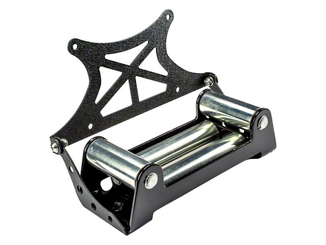 DV8 Offroad Fairlead Mounted Flip Up License Plate Mounting Bracket (Universal; Some Adaptation May Be Required)