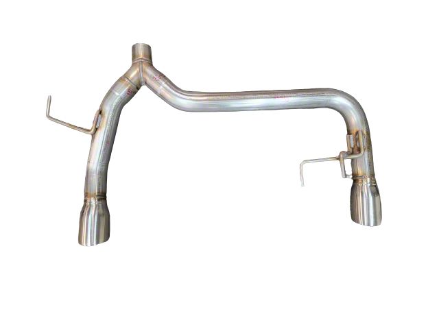 MRT King of the Hill Axle-Back Exhaust with Polished Tips (21-24 Bronco, Excluding Raptor)