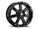 REV Wheels Off Road 885 Series Gloss Black 6-Lug Wheel; 17x9; -12mm Offset (21-24 Bronco, Excluding Raptor)