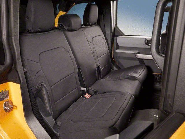 Ford Bronco by Coverking Neoprene Rear Seat Covers without Armrest; Black  VM2DZ1863812D (21-23 Bronco 4-Door) Free Shipping