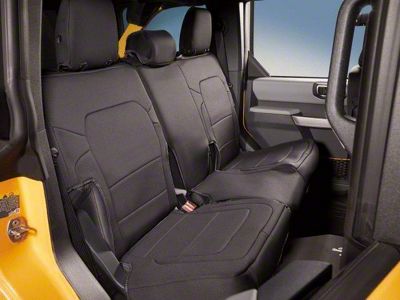 Ford by Coverking Neoprene Rear Seat Covers; Black (21-24 Bronco 2-Door)
