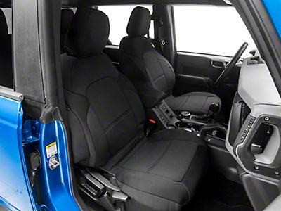 Black Leather Seat Covers Upgrade Your Cloth for 2021-23 Ford Bronco Sport  Base