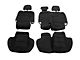 TruShield Neoprene Front and Rear Seat Covers; Black (21-24 Bronco 4-Door w/o Rear Fold Down Cup Holder)
