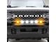 ZRoadz 3-Inch Amber and White LED Pod Lights with Top Bumper Mounting Brackets (21-24 Bronco w/ Modular Front Bumper)