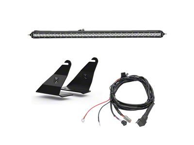 ZRoadz 40-Inch Straight LED Light Bar with Front Roof Mounting Brackets (21-24 Bronco)