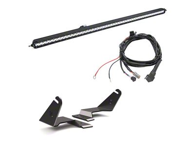 ZRoadz 50-Inch Straight LED Light Bar with Front Roof Mounting Brackets (21-24 Bronco)