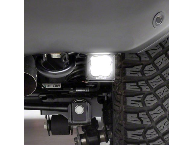 ZRoadz 3-Inch White LED Pod Lights with Rear Bumper Mounting Brackets (21-24 Bronco)