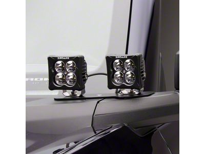 ZRoadz 3-Inch LED Pod Light Dual A-Pillar Mounting Brackets (21-24 Bronco)