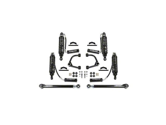 Fabtech 3-Inch Uniball Upper Control Arm Suspension Lift Kit with Dirt Logic 2.5 Reservoir Coil-Overs (21-24 Bronco 4-Door, Excluding Raptor)