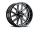 G-FX TM6 Gloss Black Milled 6-Lug Wheel; 20x10; -24mm Offset (21-24 Bronco, Excluding Raptor)