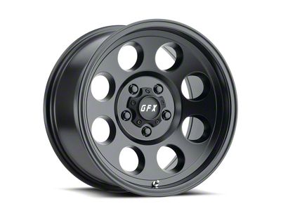 G-FX TR-16 Matte Black 6-Lug Wheel; 17x9; 12mm Offset (21-24 Bronco, Excluding Raptor)