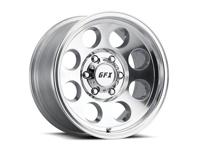 G-FX TR-16 Polished 6-Lug Wheel; 17x9; 0mm Offset (16-23 Tacoma)