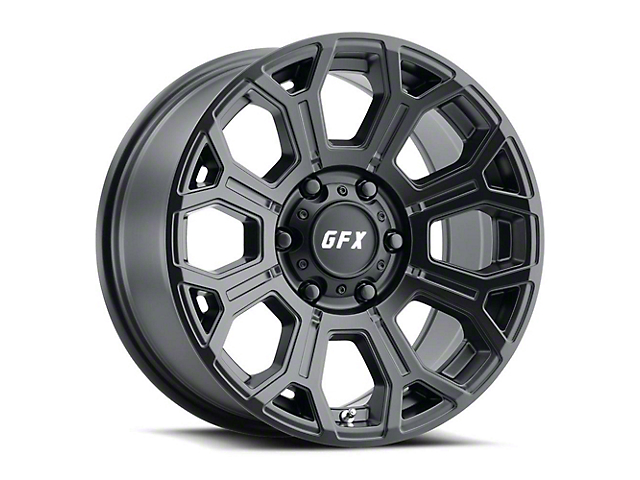 G-FX TR-19 Matte Black 6-Lug Wheel; 17x8.5; 0mm Offset (05-15 Tacoma)