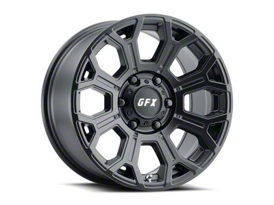 G-FX TR-19 Matte Black 6-Lug Wheel; 17x8.5; 0mm Offset (10-24 4Runner)