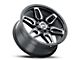 G-FX TR-18 Gloss Black Milled 6-Lug Wheel; 18x9; 12mm Offset (03-09 4Runner)