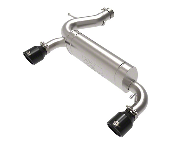 AFE Vulcan Series Axle-Back Exhaust with Black Tips (21-23 Bronco, Excluding Raptor)