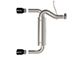 AFE Vulcan Series Axle-Back Exhaust System with Black Tips (21-24 Bronco, Excluding Raptor)