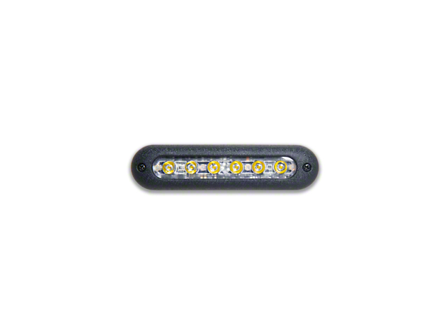 mPower ORV 4-Inch Fascia LED Light Bar; Amber Spot Beam (Universal; Some Adaptation May Be Required)