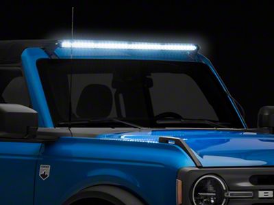 Raxiom Axial Series 40-Inch 200w LED Light Bar with Windshield Mounting Brackets (21-24 Bronco)