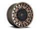 Fuel Wheels Militia Matte Bronze and Black 6-Lug Wheel; 17x9; -12mm Offset (10-24 4Runner)