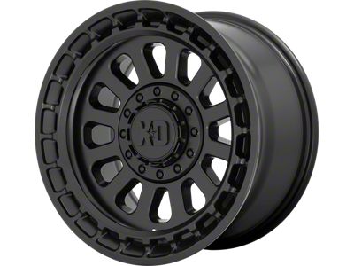 XD Omega Satin Black 6-Lug Wheel; 17x9; 0mm Offset (16-23 Tacoma)