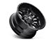 Fuel Wheels Sledge Matte Black Gloss Black Lip 6-Lug Wheel; 17x9; 2mm Offset (16-23 Tacoma)