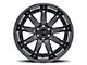 Black Rhino Oceano Gloss Gunblack with Stainless Bolts 6-Lug Wheel; 18x9.5; 12mm Offset (21-24 Bronco, Excluding Raptor)
