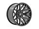 Rough Country 95 Series Gloss Black Machined 6-Lug Wheel; 20x10; -25mm Offset (05-15 Tacoma)
