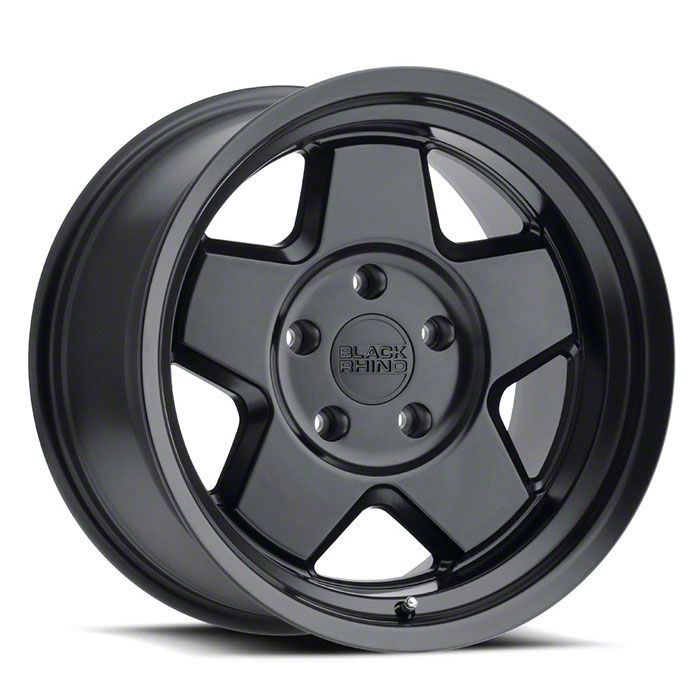 Black Rhino Realm Matte Black 6-Lug Wheel; 18x9.5; 0mm Offset (21-23 Bronco, Excluding Raptor)