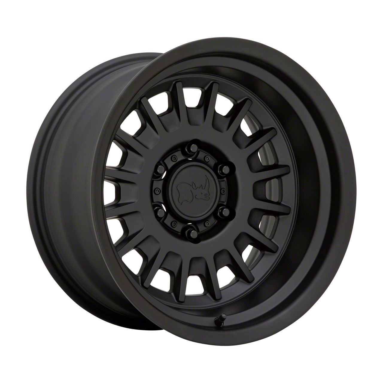 Black Rhino Aliso Matte Black 6-Lug Wheel; 17x8; 0mm Offset (10-23 4Runner)