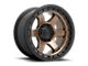 Fuel Wheels Block Matte Bronze with Black Ring 6-Lug Wheel; 17x9; -12mm Offset (16-23 Tacoma)