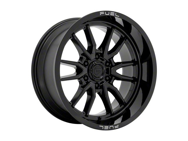 Fuel Wheels Clash Gloss Black 6-Lug Wheel; 18x9; 1mm Offset (05-15 Tacoma)