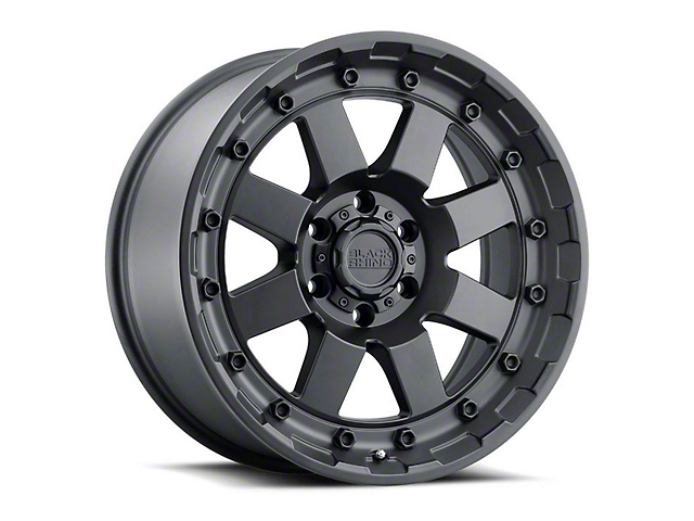 Black Rhino Cleghorn Matte Black 6-Lug Wheel; 18x9; -18mm Offset (16-23 Tacoma)