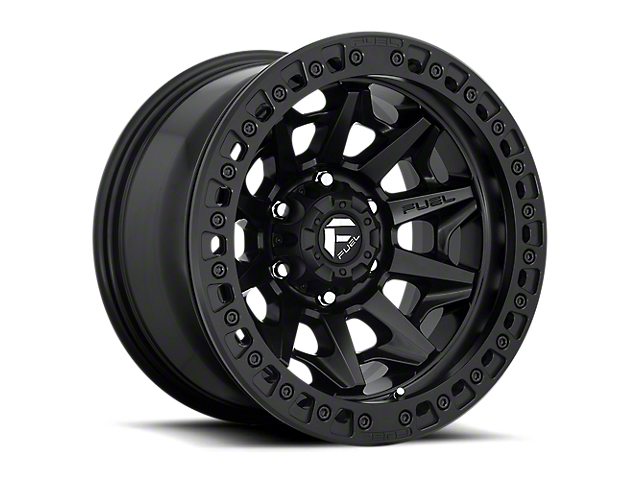 Fuel Wheels Covert Beadlock Matte Black 6-Lug Wheel; 17x9; -15mm Offset (22-23 Tundra)