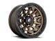 Fuel Wheels Covert Matte Bronze with Black Bead Ring 6-Lug Wheel; 17x9; -12mm Offset (16-23 Tacoma)