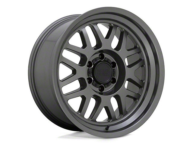 Black Rhino Delta Matte Gunmetal 6-Lug Wheel; 17x9.5; 12mm Offset (16-23 Tacoma)