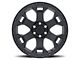Black Rhino Gauntlet Semi Gloss Black with Gunmetal Bolts 6-Lug Wheel; 18x9; 12mm Offset (16-23 Tacoma)