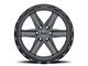 Black Rhino Henderson Gunblack 6-Lug Wheel; 17x9; 12mm Offset (21-24 Bronco, Excluding Raptor)