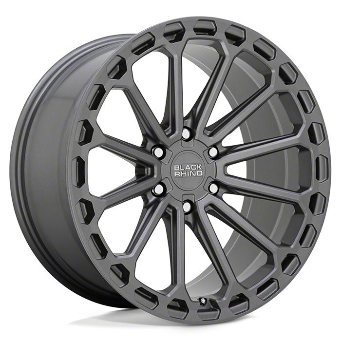 Black Rhino Kaizen Matte Gunmetal 6-Lug Wheel; 17x9.5; -12mm Offset (16-23 Tacoma)