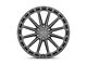Black Rhino Kaizen Matte Gunmetal 6-Lug Wheel; 17x9.5; -12mm Offset (16-23 Tacoma)