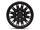 Black Rhino Mission Matte Black with Machined Tinted Spokes 6-Lug Wheel; 17x8.5; 0mm Offset (05-15 Tacoma)