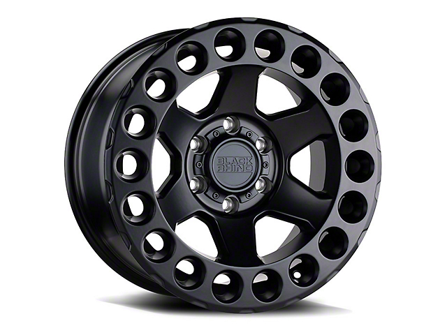 Black Rhino Odessa Matte Black 6-Lug Wheel; 17x9.5; 12mm Offset (21-23 Bronco, Excluding Raptor)