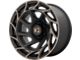 XD Onslaught Satin Black with Bronze Tint 6-Lug Wheel; 17x9; 0mm Offset (05-15 Tacoma)