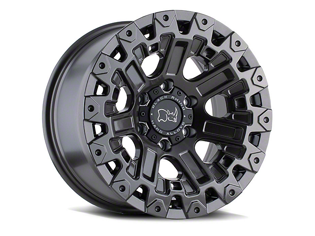 Black Rhino Ozark Gloss Gunmetal 6-Lug Wheel; 17x9.5; 12mm Offset (21-23 Bronco, Excluding Raptor)