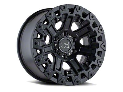 Black Rhino Ozark Matte Black 6-Lug Wheel; 17x9.5; 12mm Offset (22-24 Tundra)