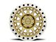 Black Rhino Primm Matte Gold with Machined Ring 6-Lug Wheel; 17x8.5; 0mm Offset (05-15 Tacoma)