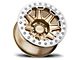 Black Rhino Rift Beadlock Matte Gold with Machined Ring 6-Lug Wheel; 17x8.5; 0mm Offset (05-15 Tacoma)