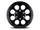 Black Rhino Riot Beadlock Matte Black 6-Lug Wheel; 17x8.5; 0mm Offset (16-23 Tacoma)