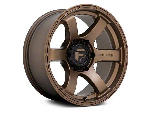 Fuel Wheels Rush Matte Bronze 6-Lug Wheel; 17x9; -12mm Offset (05-15 Tacoma)